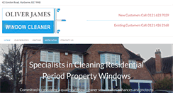 Desktop Screenshot of oliverthewindowcleaner.com
