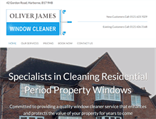 Tablet Screenshot of oliverthewindowcleaner.com